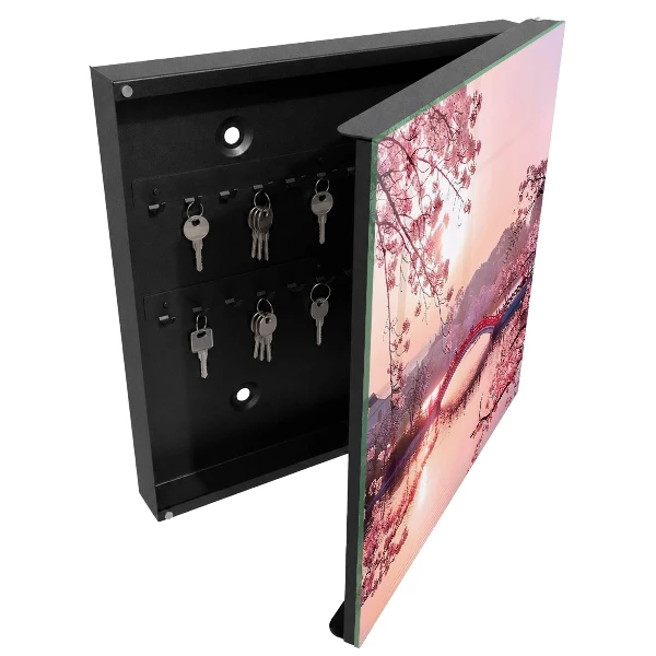 Armoire à clés design Pont de printemps