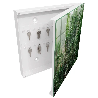 Boîte à clés murale décorative Toile d'araignée dans la forêt