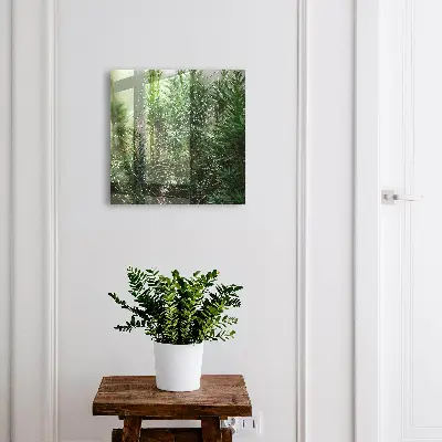 Boîte à clés murale décorative Toile d'araignée dans la forêt