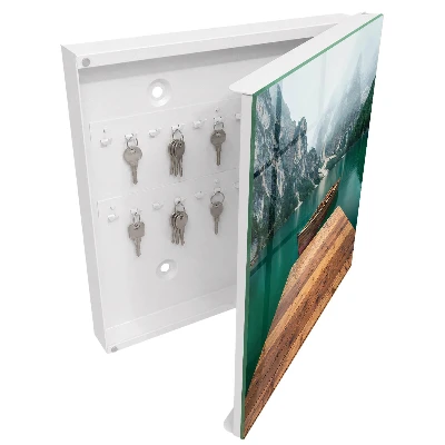 Armoire à clés design Lac de montagne