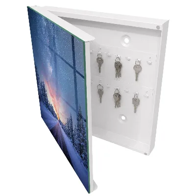 Armoire à clés décorative Des étoiles au-dessus de la route