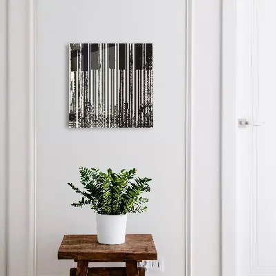 Armoire à clés design Lignes géométriques