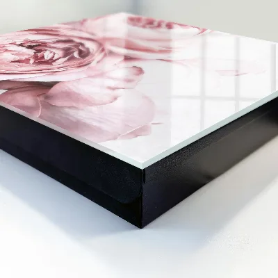 Boîte à clés murale décorative Beauté rose