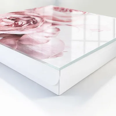 Boîte à clés murale décorative Beauté rose