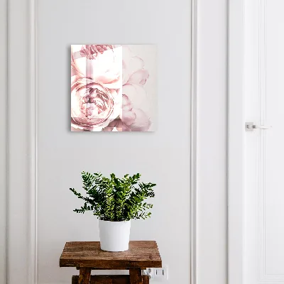 Boîte à clés murale décorative Beauté rose