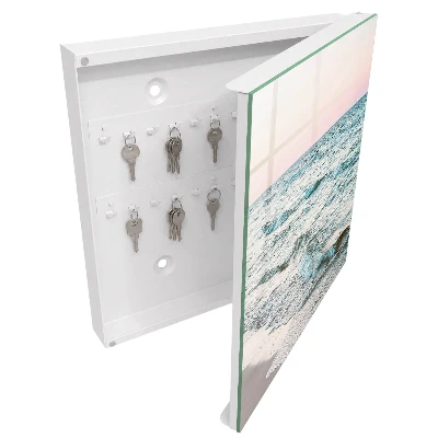 Armoire à clés design Vagues de la mer
