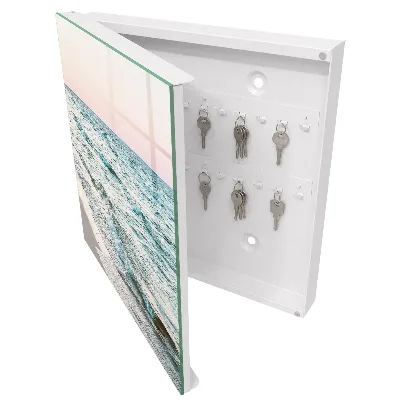 Armoire à clés design Vagues de la mer