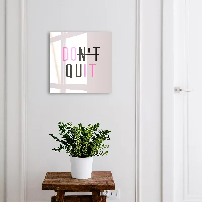 Armoire à clés design Typographie motivationnelle
