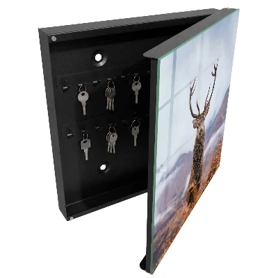 Boîte à clés murale décorative Cerf de montagne