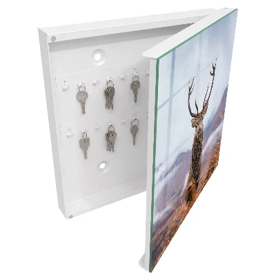 Boîte à clés murale décorative Cerf de montagne