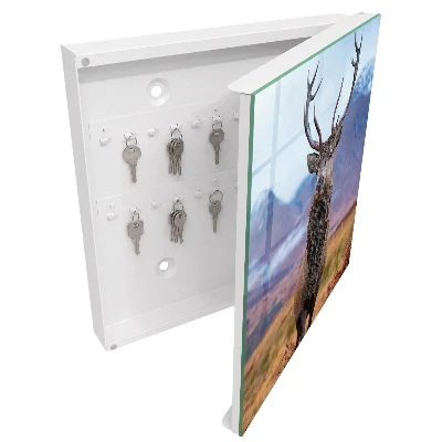 Armoire à clés décorative Cerfs dans les montagnes