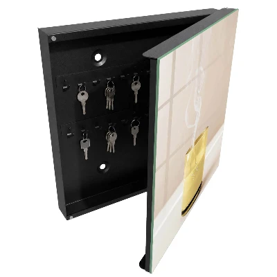 Armoire à clés design Paix de verre