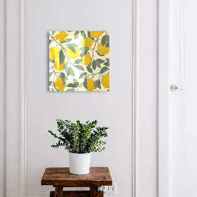 Boîte à clés murale décorative Citrons juteux