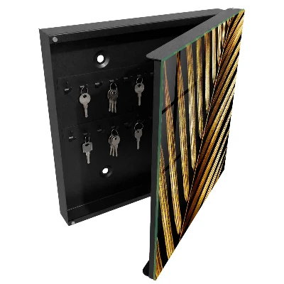Armoire à clés design Feuille élégante