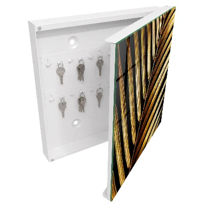 Armoire à clés design Feuille élégante