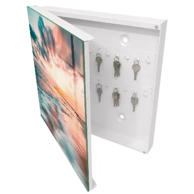 Armoire à clés décorative Coucher de soleil