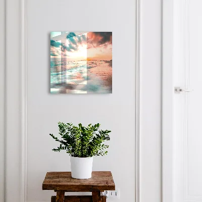 Armoire à clés décorative Coucher de soleil