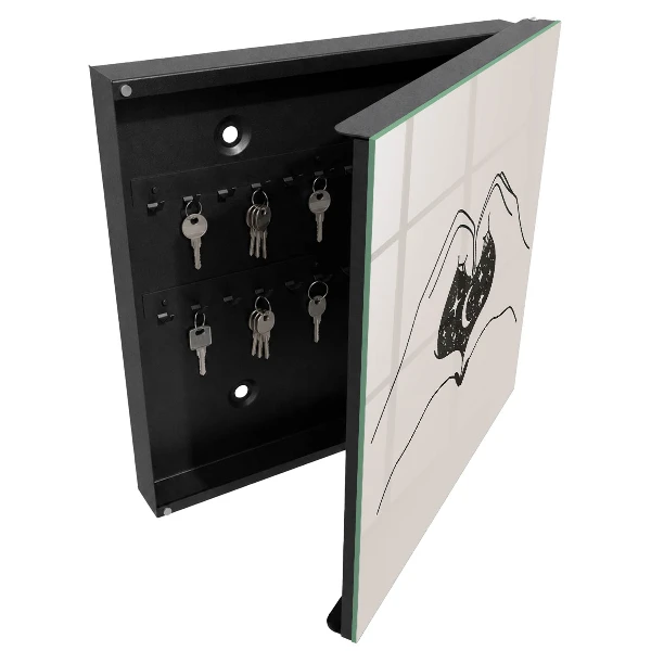 Armoire à clés décorative Le cosmos du cœur
