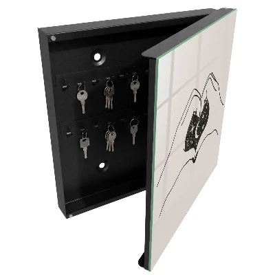 Armoire à clés décorative Le cosmos du cœur