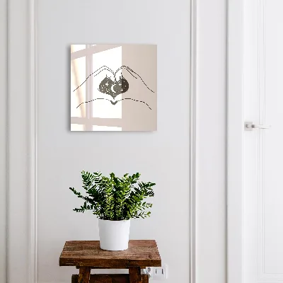 Armoire à clés décorative Le cosmos du cœur