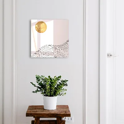 Armoire à clés décorative Vagues et cercle