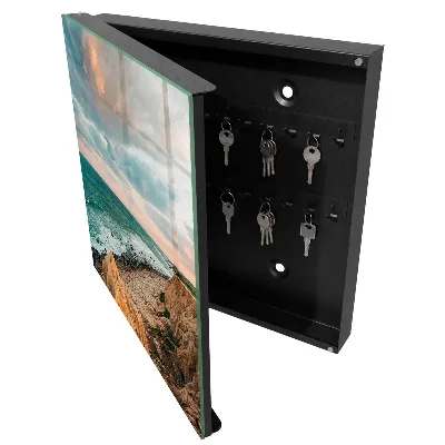 Armoire à clés design Falaise océanique