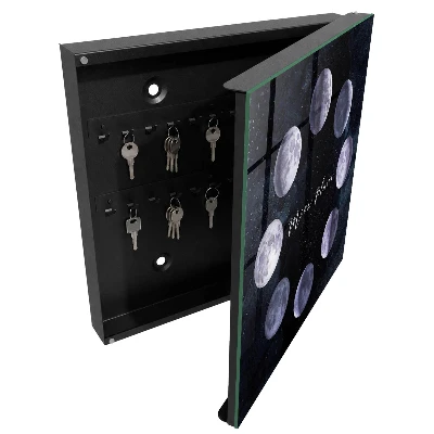 Armoire à clés design Phases lunaires