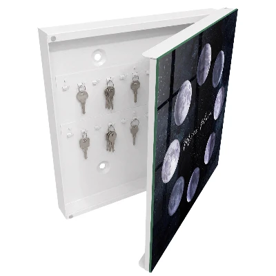 Armoire à clés design Phases lunaires