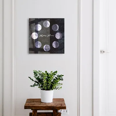 Armoire à clés design Phases lunaires