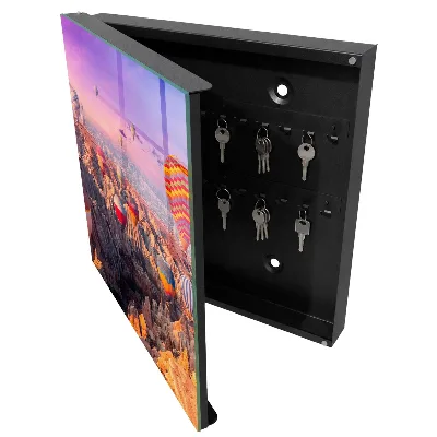 Armoire à clés décorative Des ballons dans l'air