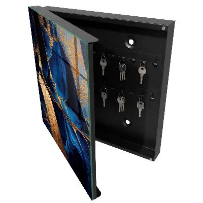 Armoire à clés décorative Marbre de nuit