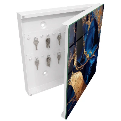 Armoire à clés décorative Marbre de nuit