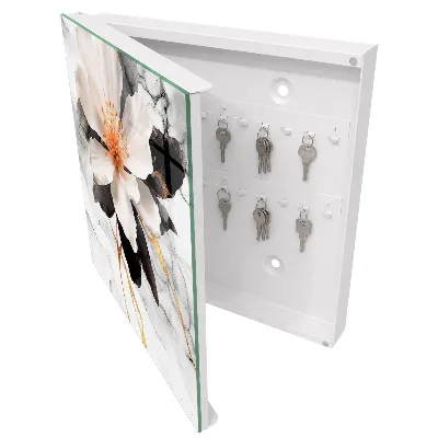 Armoire à clés décorative Charme floral