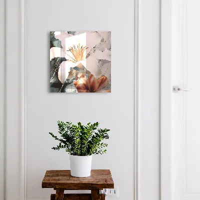 Armoire à clés design Élégance florale