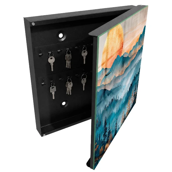 Armoire à clés décorative Montagnes de l'Ouest