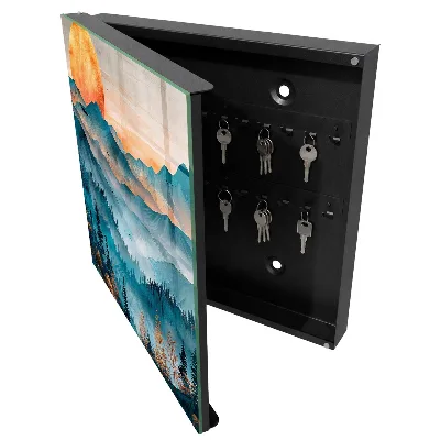 Armoire à clés décorative Montagnes de l'Ouest
