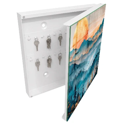 Armoire à clés décorative Montagnes de l'Ouest