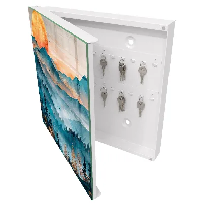 Armoire à clés décorative Montagnes de l'Ouest