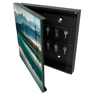 Armoire à clés design Reflet de la montagne