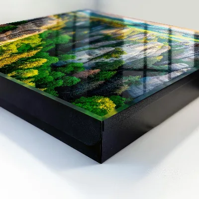 Armoire à clés design Rochers et forêt