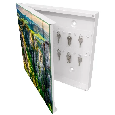 Armoire à clés design Rochers et forêt