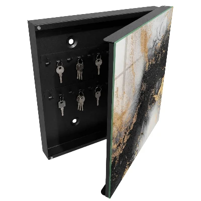 Armoire à clés décorative Élégance noire