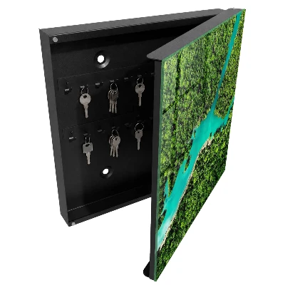 Armoire à clés design Paradis vert