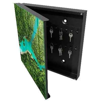 Armoire à clés design Paradis vert