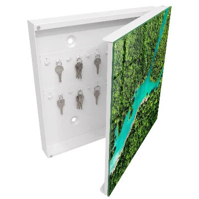 Armoire à clés design Paradis vert