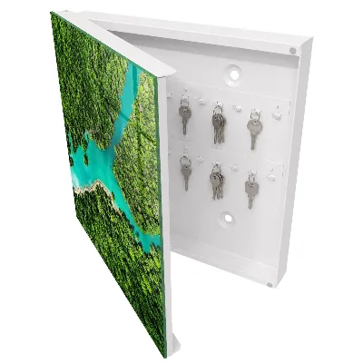 Armoire à clés design Paradis vert