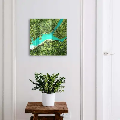 Armoire à clés design Paradis vert