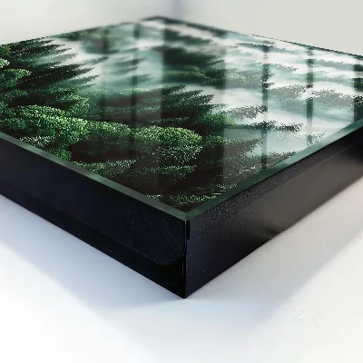 Armoire à clés décorative Forêt brumeuse