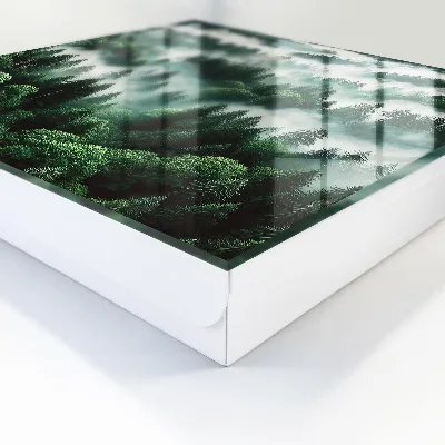 Armoire à clés décorative Forêt brumeuse