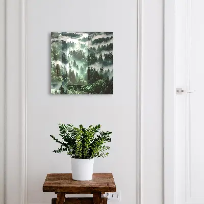Armoire à clés décorative Forêt brumeuse